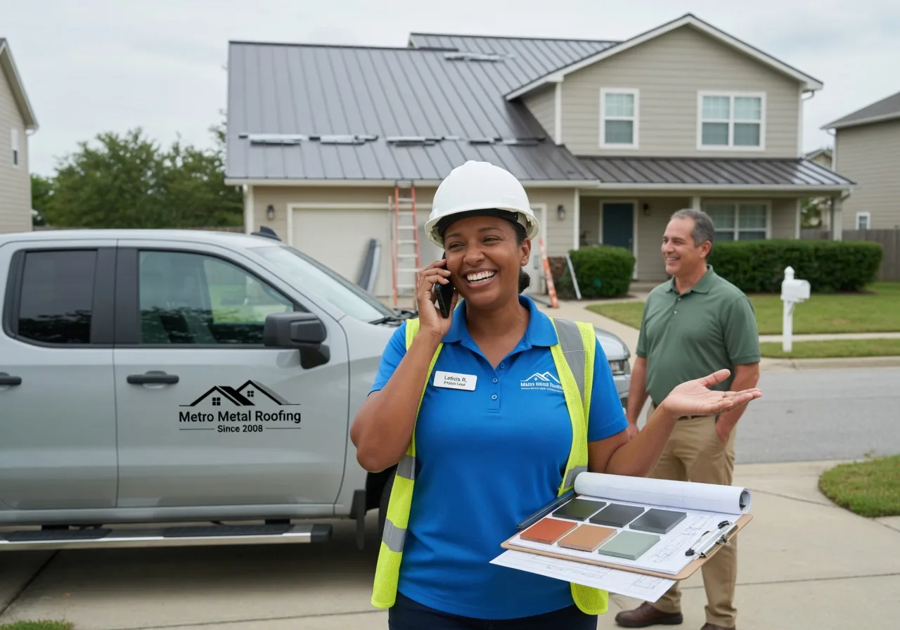Storm Damage Metal Roof Repair in Morristown, IN